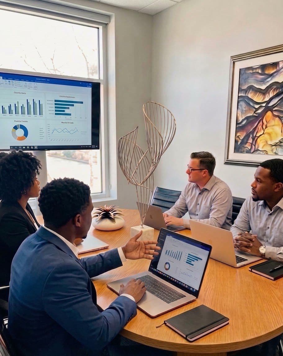 The Aicloud team in a working session